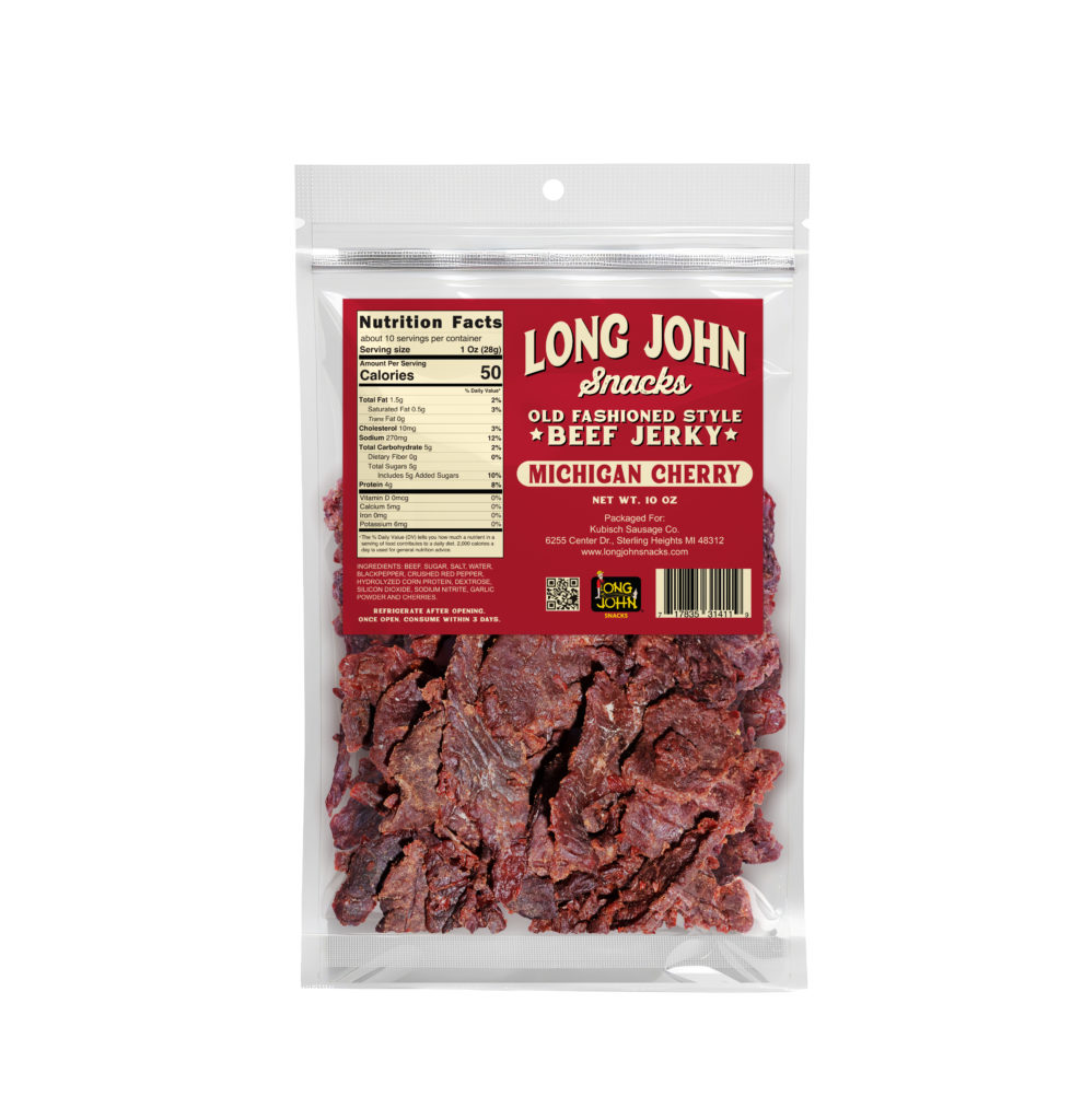 Michigan Cherry Old Fashioned Style Beef Jerky 10 oz. Premier